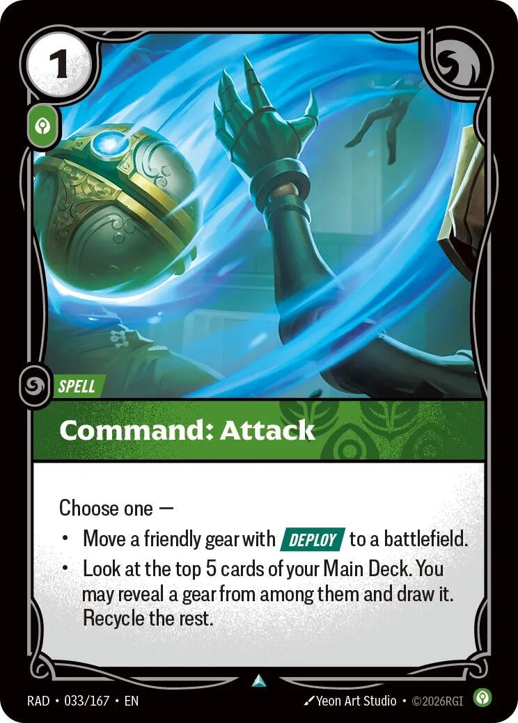 Image for Command: Attack - Riftbound: League of Legends Trading Card Game