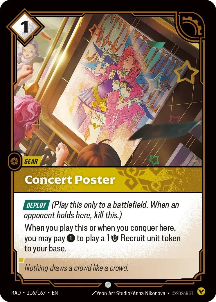 Image for Concert Poster - Riftbound: League of Legends Trading Card Game