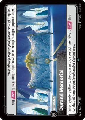 Image for Durand Memorial - Riftbound: League of Legends Trading Card Game