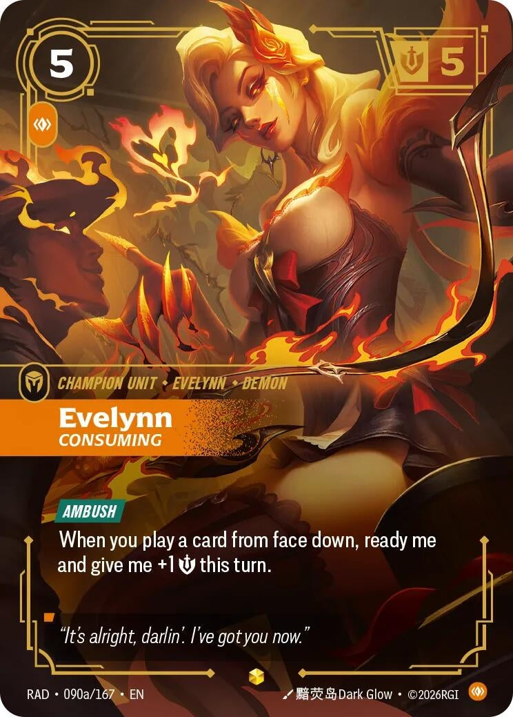 Image for Evelynn, Consuming (Alternate Art) - Riftbound: League of Legends Trading Card Game