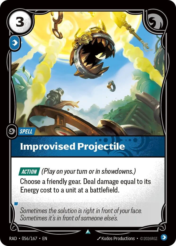 Image for Improvised Projectile - Riftbound: League of Legends Trading Card Game