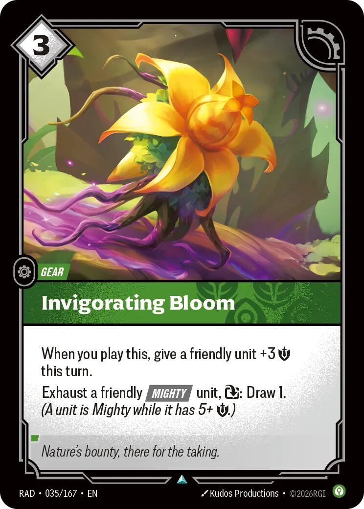 Image for Invigorating Bloom - Riftbound: League of Legends Trading Card Game