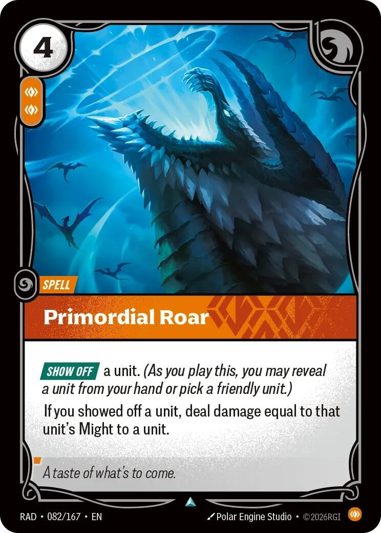 Image for Primordial Roar - Riftbound: League of Legends Trading Card Game
