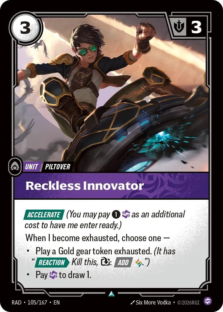 Image for Reckless Innovator - Riftbound: League of Legends Trading Card Game