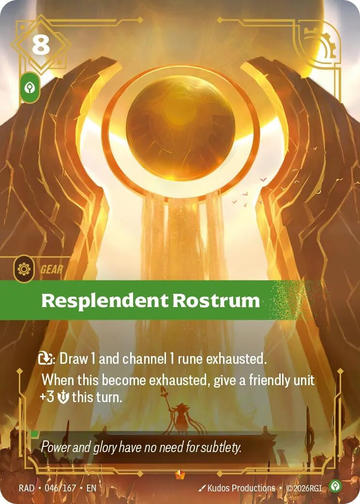 Image for Resplendent Rostrum - Riftbound: League of Legends Trading Card Game