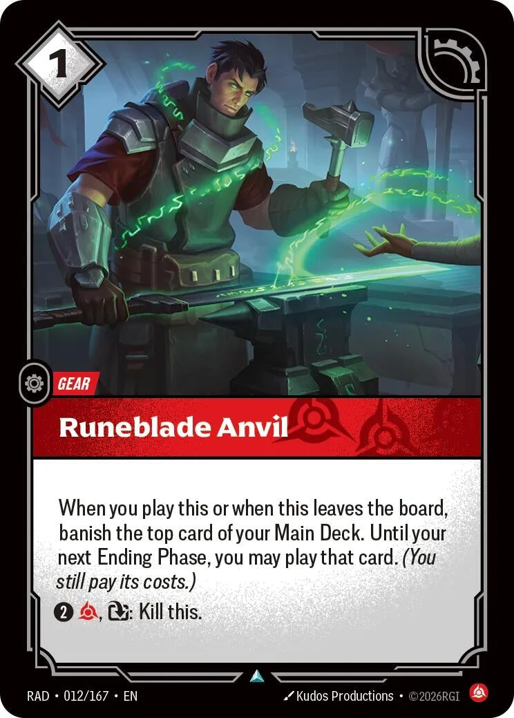 Image for Runeblade Anvil - Riftbound: League of Legends Trading Card Game