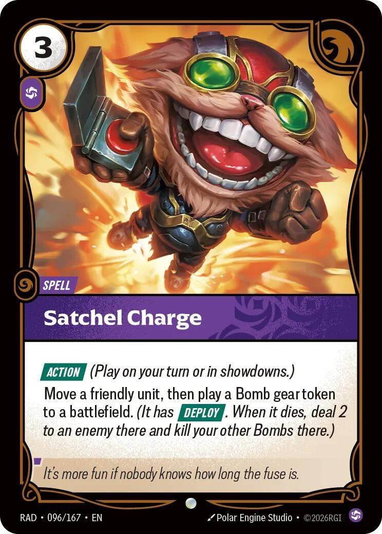 Image for Satchel Charge - Riftbound: League of Legends Trading Card Game
