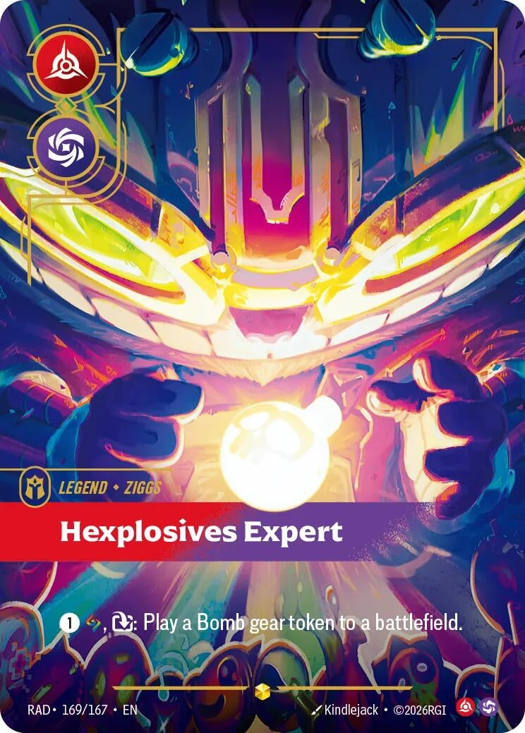 Image for Ziggs, Hexplosives Expert (Overnumbered) - Riftbound: League of Legends Trading Card Game