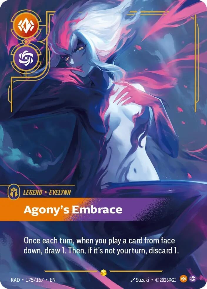 Image for Evelynn, Agony's Embrace (Overnumbered) - Riftbound: League of Legends Trading Card Game