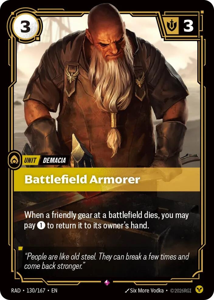 Image for Battlefield Armorer - Riftbound: League of Legends Trading Card Game