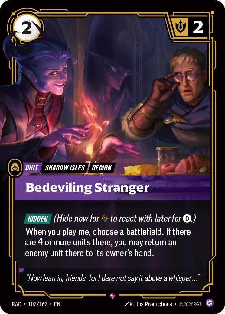 Image for Bedeviling Stranger - Riftbound: League of Legends Trading Card Game