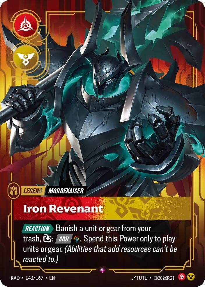 Image for Mordekaiser, Iron Revenant - Riftbound: League of Legends Trading Card Game