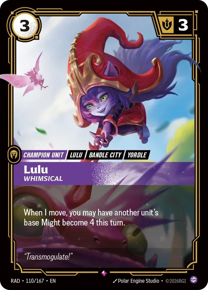 Image for Lulu, Whimsical - Riftbound: League of Legends Trading Card Game