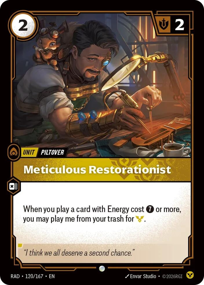 Image for Meticulous Restorationist - Riftbound: League of Legends Trading Card Game