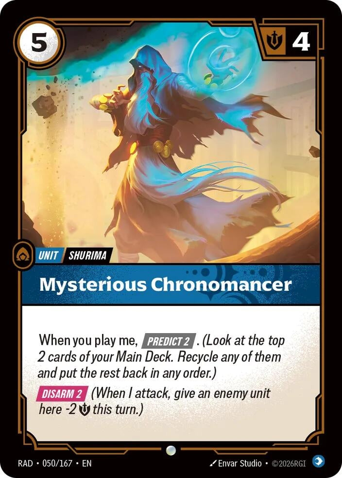 Image for Mysterious Chronomancer - Riftbound: League of Legends Trading Card Game