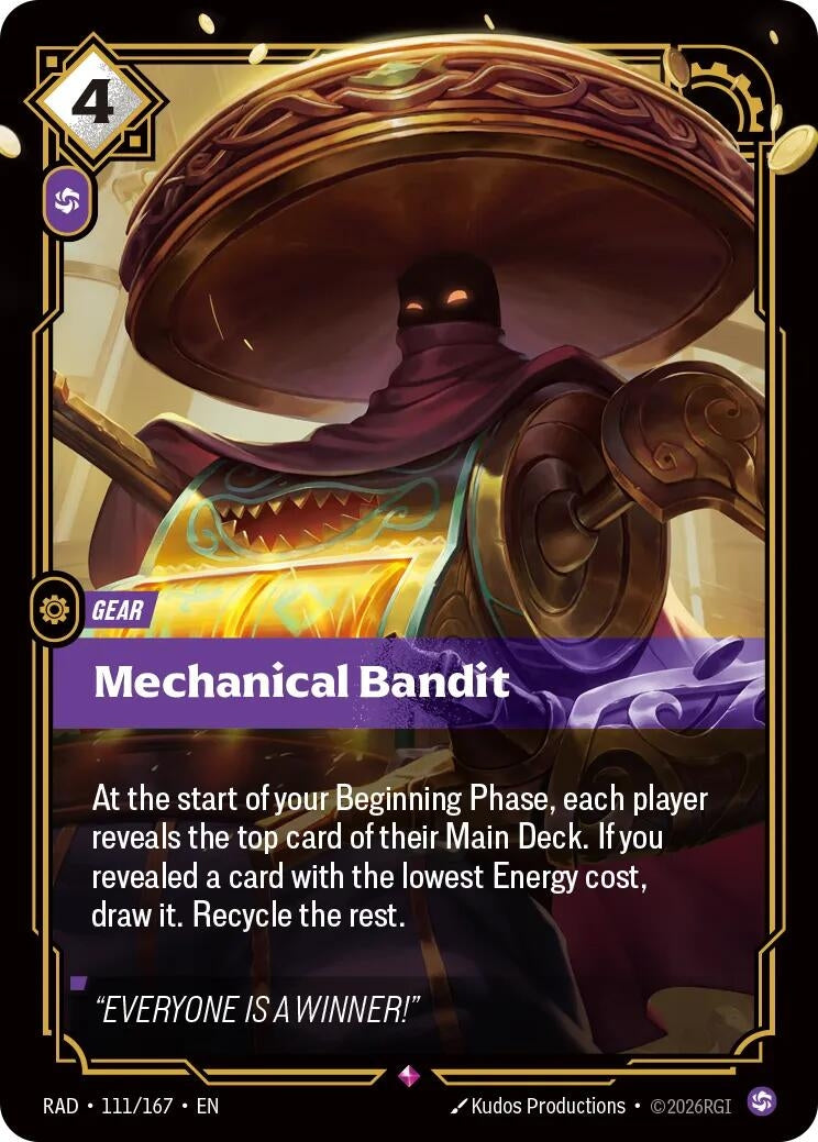 Image for Mechanical Bandit - Riftbound: League of Legends Trading Card Game