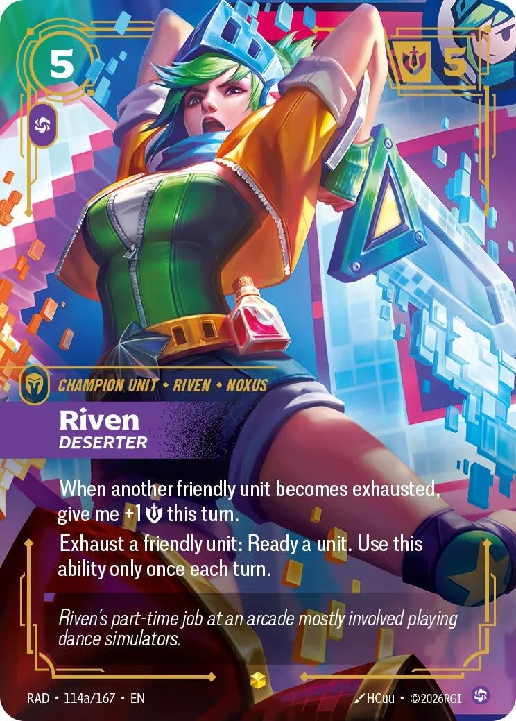 Image for Riven, Deserter (Alternate Art) - Riftbound: League of Legends Trading Card Game
