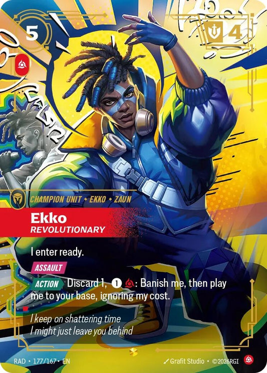 Image for Ekko, Revolutionary (Overnumbered) - Riftbound: League of Legends Trading Card Game
