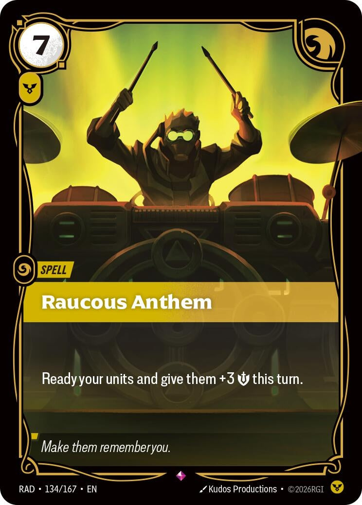 Image for Raucous Anthem - Riftbound: League of Legends Trading Card Game
