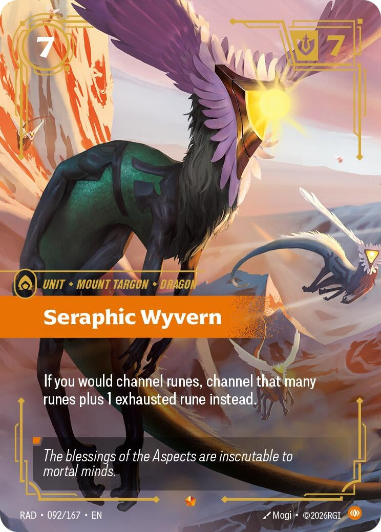 Image for Seraphic Wyvern - Riftbound: League of Legends Trading Card Game