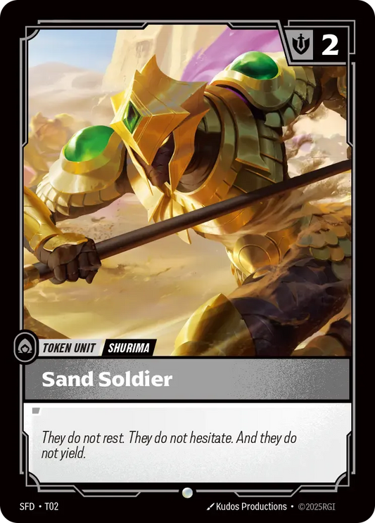Sand Soldier // Buff